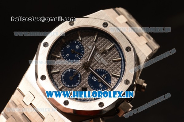 Audemars Piguet Royal Oak Chrono 316L Solid Steel White Blue SubDial 7750 Automatic 26331OR.OO.1220OR.01 - Click Image to Close